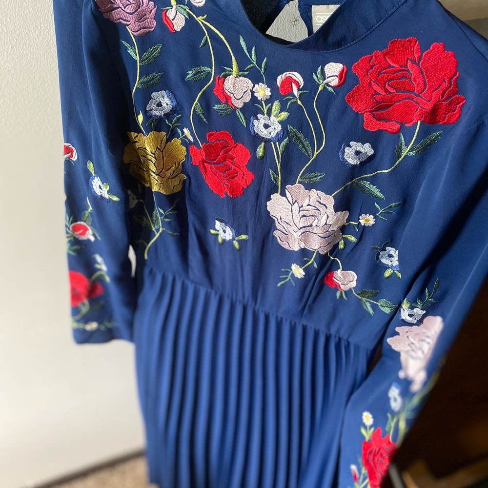 COPY - ASOS Embroidered dress. Size 4